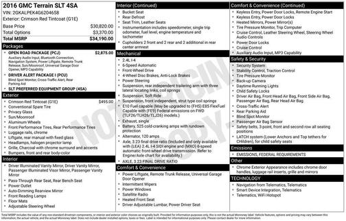 2016 GMC Terrain SLT
