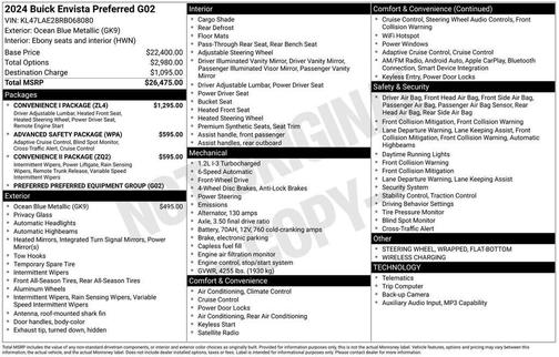 2024 Buick Envista Preferred FWD