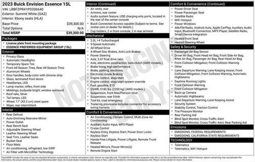 2023 Buick Envision Essence AWD
