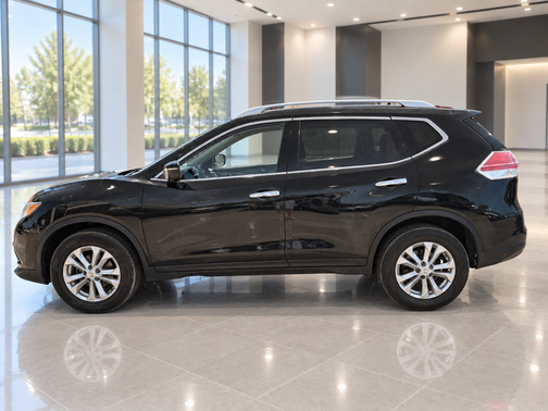 Black 2015 Nissan Rogue SV