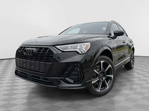 Mythos Black Metallic 2025 Audi Q3 45 S line Premium Plus
