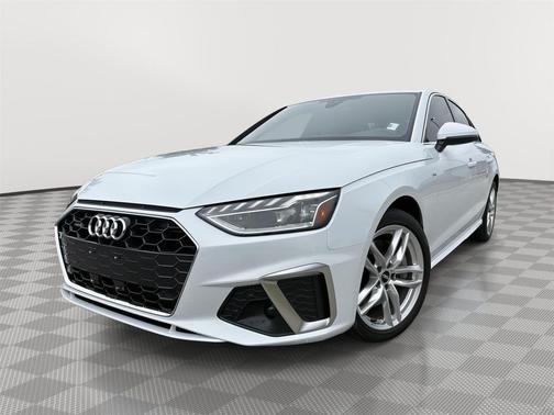 Glacier White Metallic 2020 Audi A4 45 Premium Plus