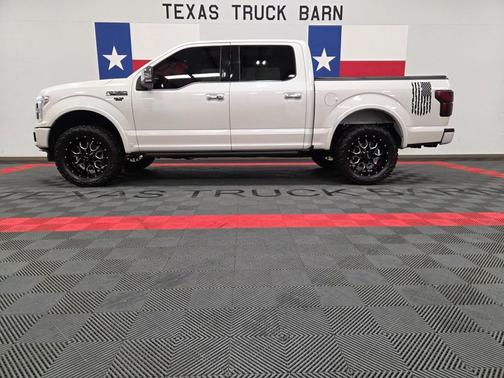 White Platinum Metallic Tri-Coat 2018 Ford F-150 Platinum
