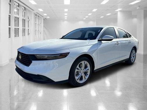 Platinum White Pearl 2025 Honda Accord LX