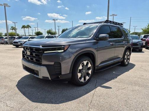 Modern Steel Metallic 2026 Honda Pilot Elite