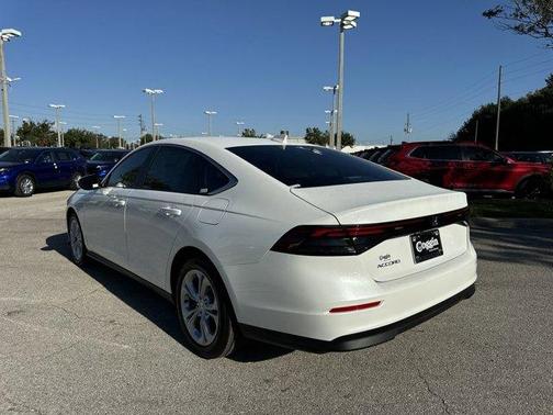 Platinum White Pearl 2025 Honda Accord LX