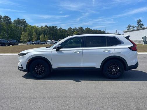 Platinum White Pearl 2025 Honda CR-V Hybrid Sport FWD