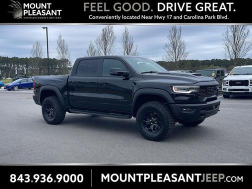 Diamond Black Crystal Pearlcoat 2026 RAM 1500 RHO Crew Cab 4x4 5'7' Box
