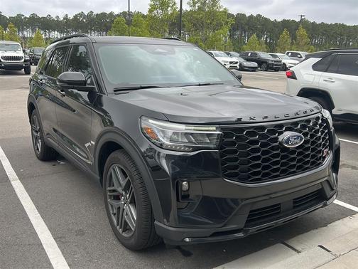 AGATE BLACK METALLIC 2025 Ford Explorer ST