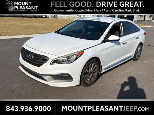 Quartz White Pearl 2015 Hyundai SONATA Sport