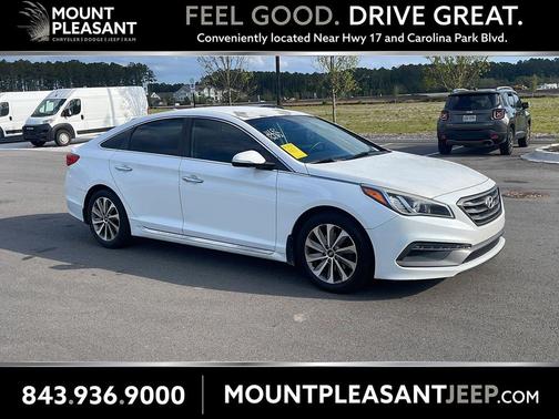 Quartz White Pearl 2015 Hyundai SONATA Sport