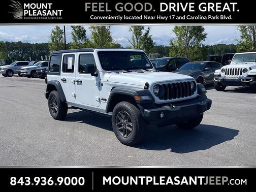 Bright White Clearcoat 2025 Jeep Wrangler Sport S