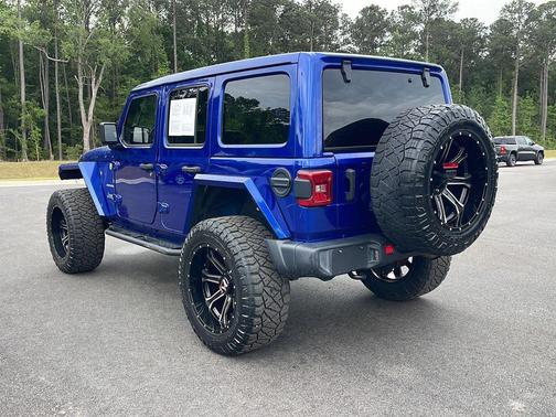 Ocean Blue Metallic Clearcoat 2020 Jeep Wrangler Unlimited Sahara