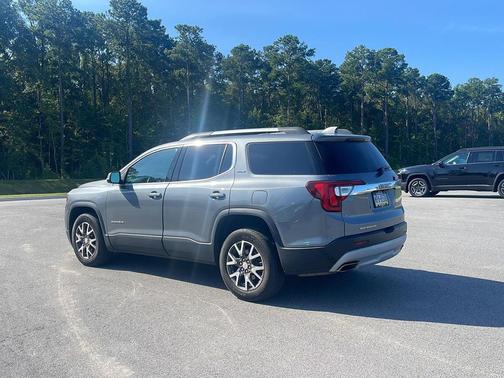 Satin Steel Metallic 2021 GMC Acadia AWD SLE