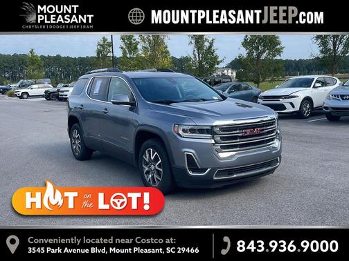 Satin Steel Metallic 2021 GMC Acadia AWD SLE
