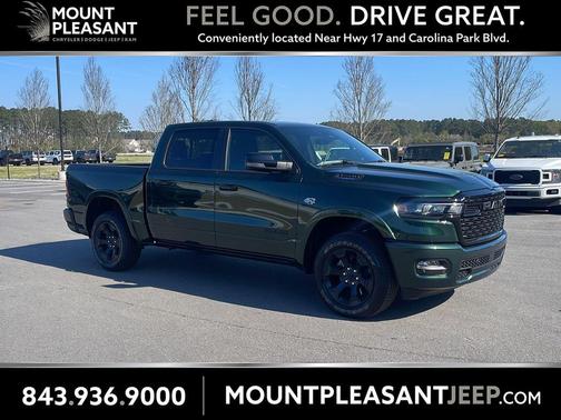 Serrano Green Metallic 2026 RAM 1500 Big Horn/Lone Star
