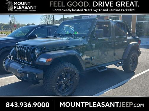 Sarge Green Clearcoat 2022 Jeep Wrangler Willys
