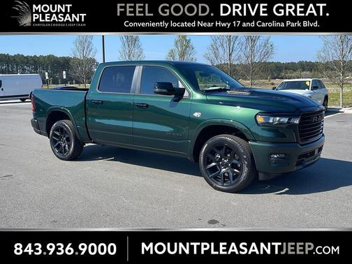 Serrano Green Metallic 2026 RAM 1500 Laramie
