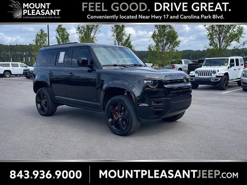 Santorini Black Metallic 2024 Land Rover Defender 110 P400 X