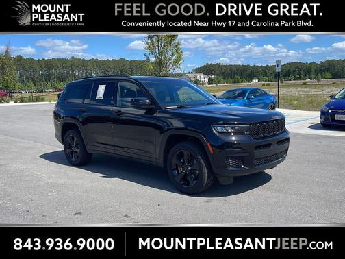 Diamond Black Crystal Pearlcoat 2025 Jeep Grand Cherokee L Altitude