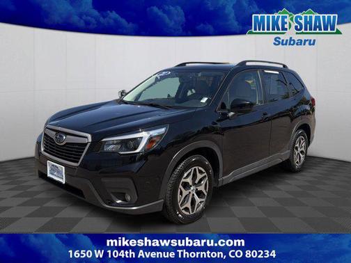 Crystal Black Silica 2021 Subaru Forester Premium