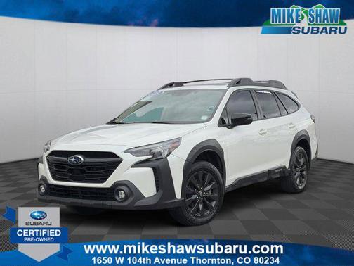 Crystal White Pearl 2023 Subaru Outback Onyx Edition