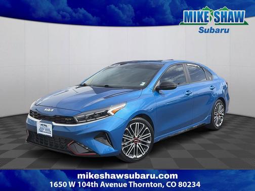 Sporty Blue 2022 Kia Forte GT