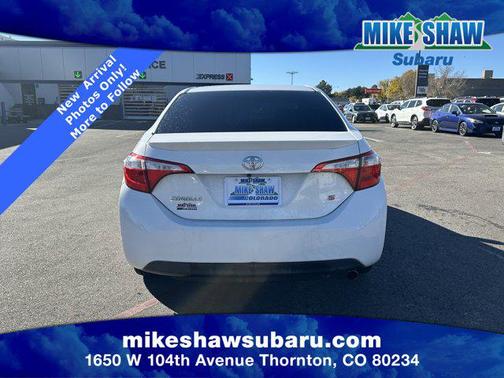 2016 Toyota Corolla S