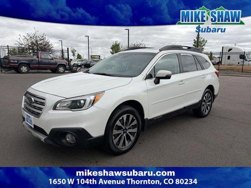 Crystal White Pearl 2017 Subaru Outback 2.5i Limited