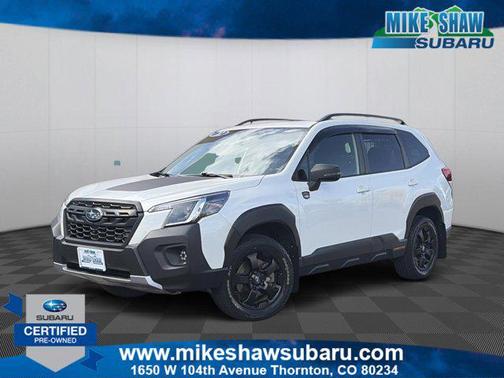 Crystal White Pearl 2022 Subaru Forester Wilderness