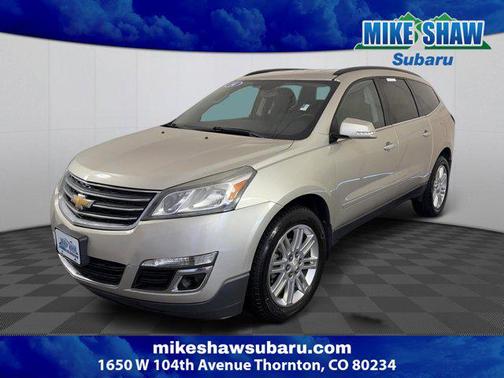 Champagne Silver Metallic 2014 Chevrolet Traverse 1LT