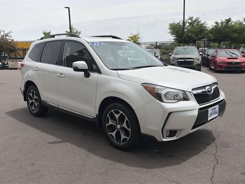Satin White Pearl 2015 Subaru Forester 2.0XT Touring