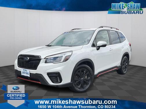 Crystal White Pearl 2021 Subaru Forester Sport