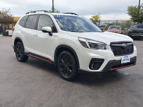 Crystal White Pearl 2021 Subaru Forester Sport