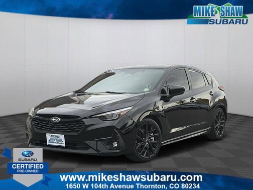 Crystal Black Silica 2024 Subaru Impreza RS