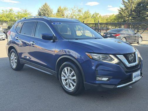 Caspian Blue 2017 Nissan Rogue SV