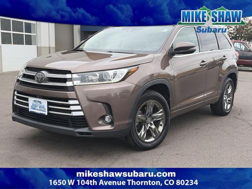 Walnut 2019 Toyota Highlander Limited Platinum