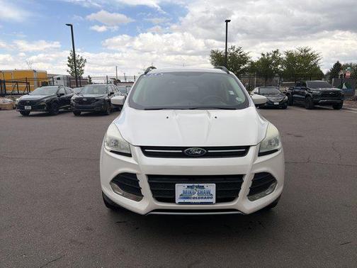 White Platinum Metallic Tri-Coat 2015 Ford Escape SE