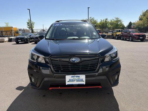 Crystal Black Silica 2021 Subaru Forester Sport