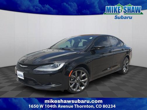 Black Clearcoat 2015 Chrysler 200 S