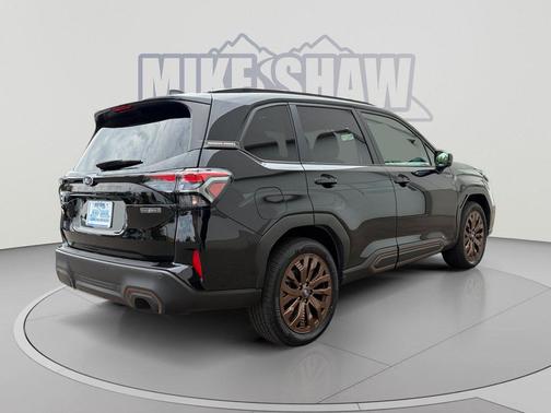Crystal Black Silica 2025 Subaru Forester Hybrid Sport