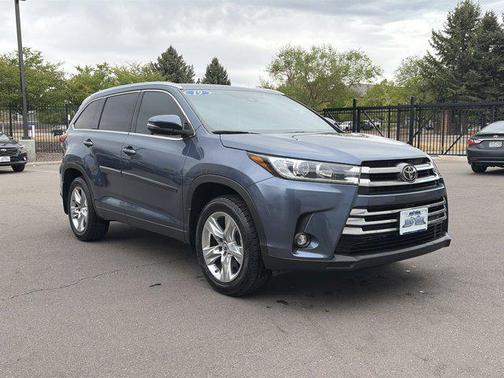 Shoreline Blue Pearl 2019 Toyota Highlander Limited