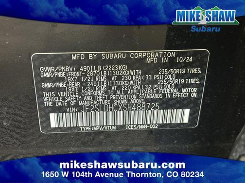 2025 Subaru Outback Limited