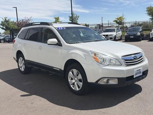 Satin White Pearl 2012 Subaru Outback 2.5i Premium