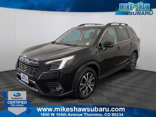 Crystal Black Silica 2023 Subaru Forester Limited