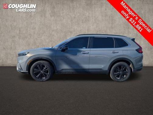 Gray 2024 Honda CR-V Hybrid Sport Touring AWD