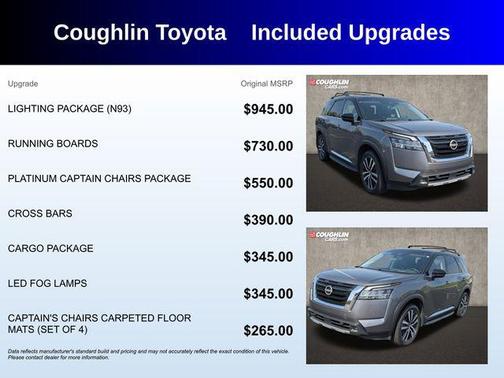 Gun Metallic/Super Black 2023 Nissan Pathfinder Platinum 4WD