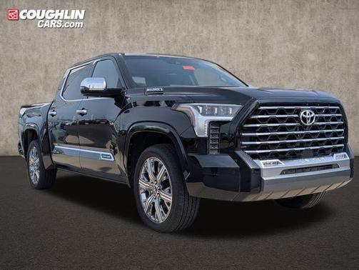 Midnight Black Metallic 2026 Toyota Tundra Hybrid Capstone