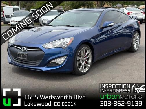 Ibiza Blue 2015 Hyundai Genesis Coupe 3.8 Ultimate