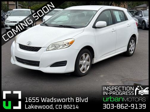 Super White 2009 Toyota Matrix S